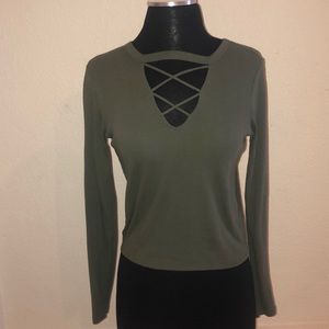 Dark green long sleeve